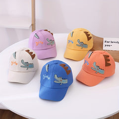 Cute Dinosaur Kids Hat with Sun Protection for All Seasons
