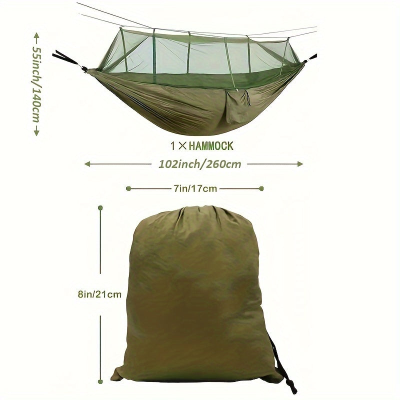 Outdoor Hammock With Mosquito Net Camping Swing