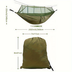 Outdoor Hammock With Mosquito Net Camping Swing