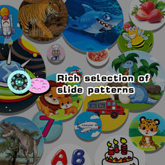 Projection Flashlight Cards for Flashlights - 144 Patterns