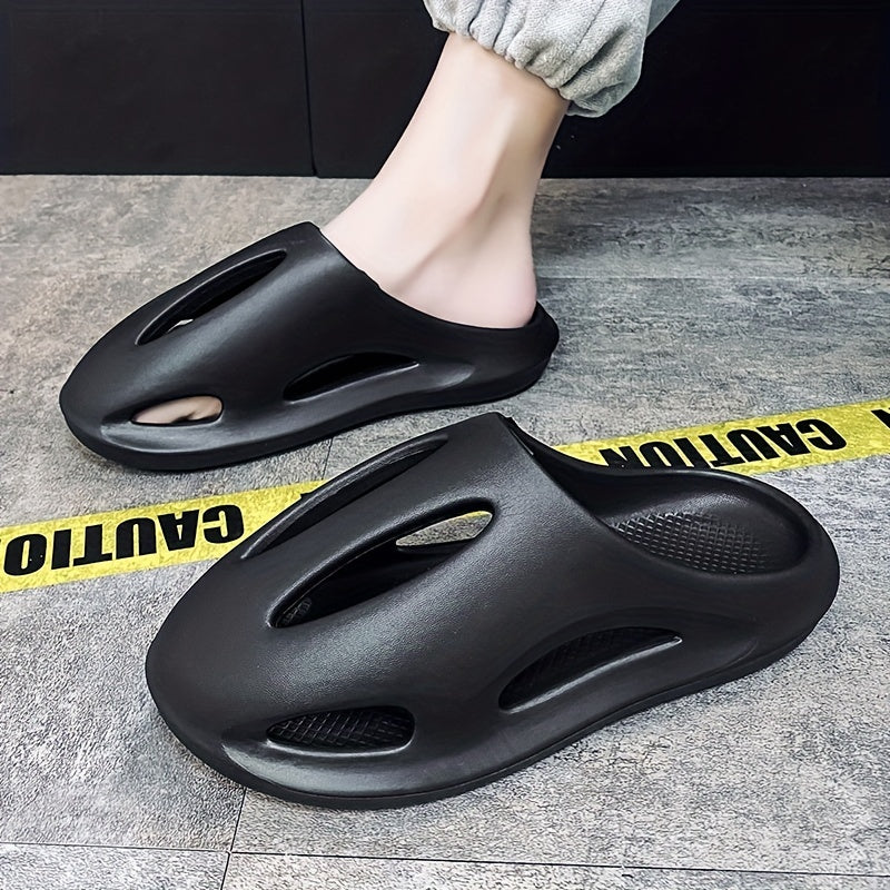 Men's Anti-skid Slides Hollow Out Platform Slippers