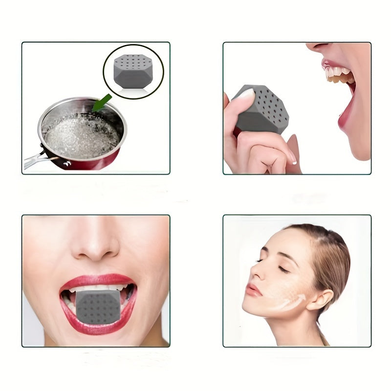 2pcs Silicone Jawline Trainer for Jaw and Neck Exercise