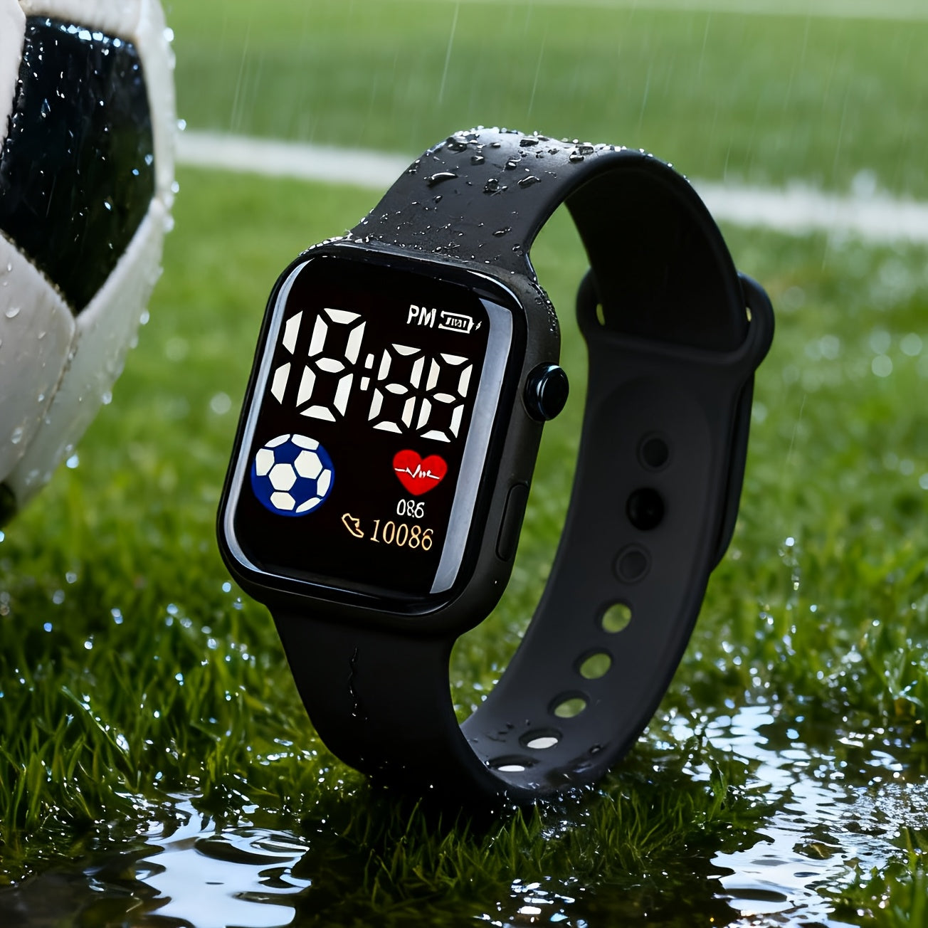 3pcs Student Sports Electronic Watch - LED Display - Lightweight