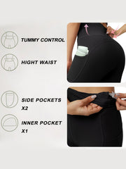 UUE Yoga Leggings With Pockets For Women High Waisted Workout Yoga Pants