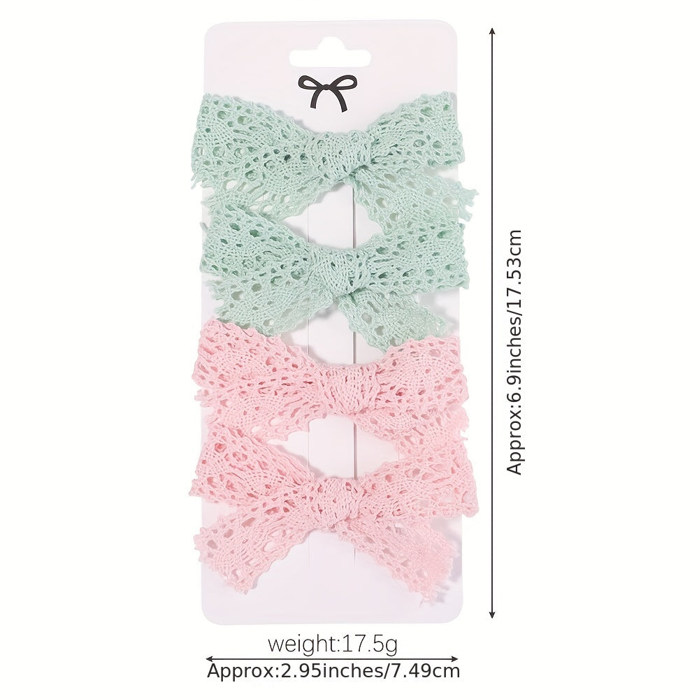 Sweet Bowknot Hair Clips for Baby Girl