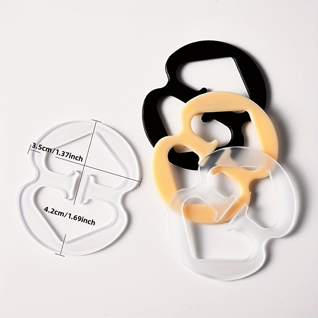 Invisible Bra Strap Clips Set Non-slip Buckles Conceal Bra Straps & Elastic