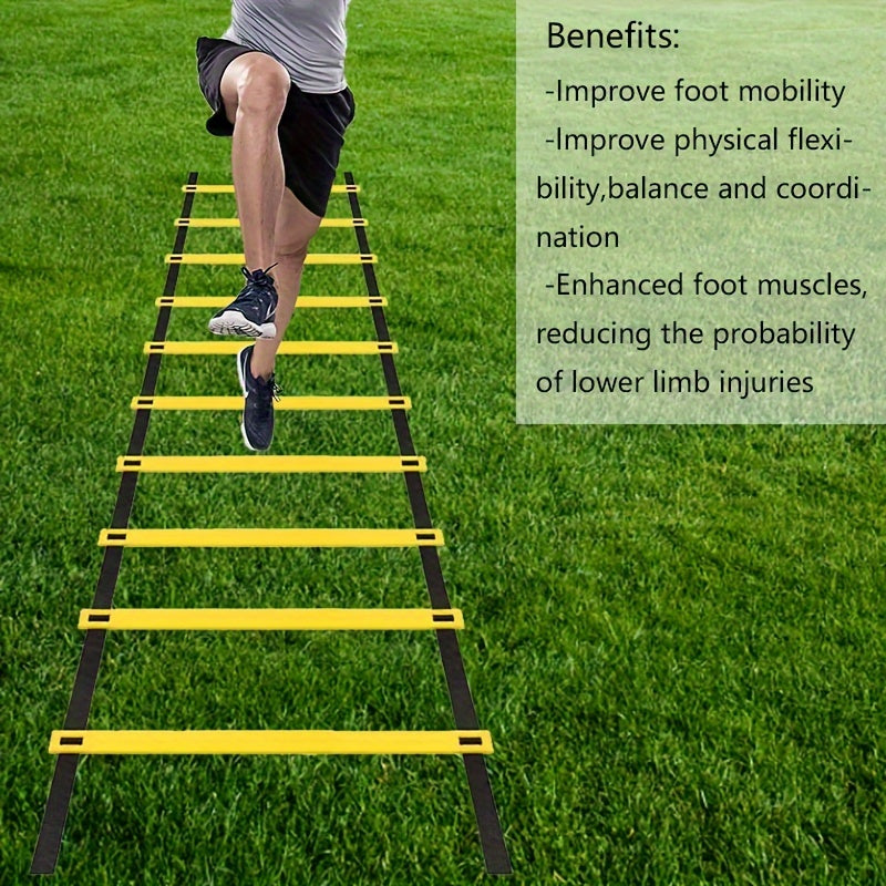 Speed Agility Training Ladder with Storage Bag Football Training Equipment