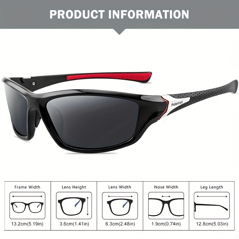 D120 Men's Polarized Night Vision Sunglasses for Outdoor Cycling
