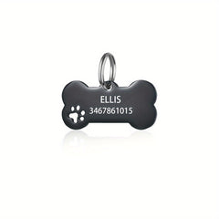 Engraved Dog Tag with Name and Phone - Custom Pet ID