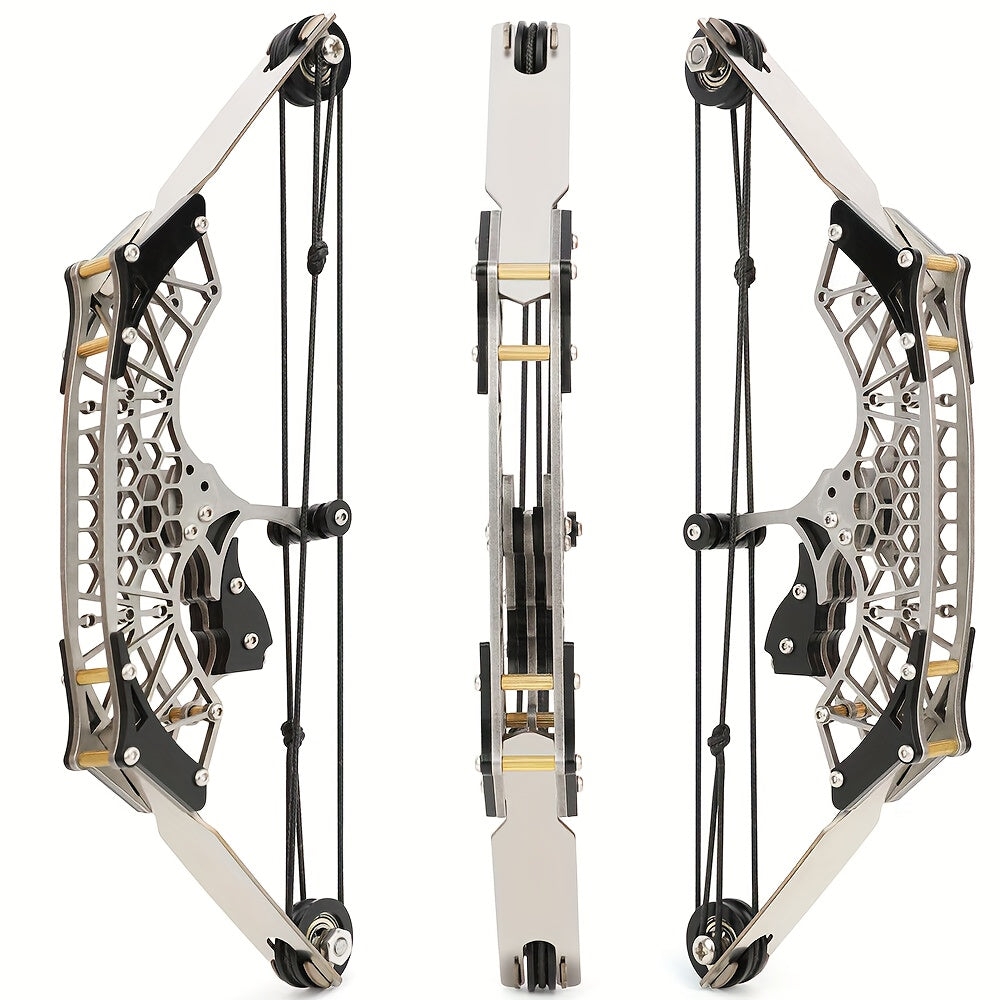 Mini Composite Bow Toy Stainless Steel Pulley Decompression