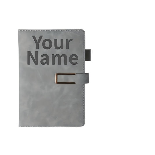 Customizable A5 Notebook with Personalized Name and Phone Number