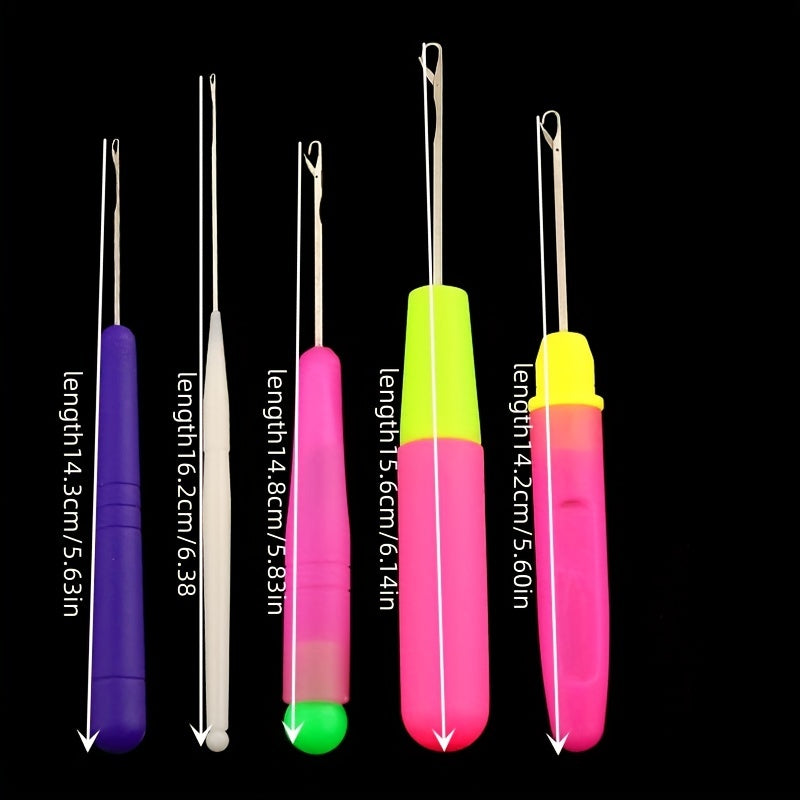 Crochet Hook Repair Set Plastic Handle Small Crochet Woolen T
