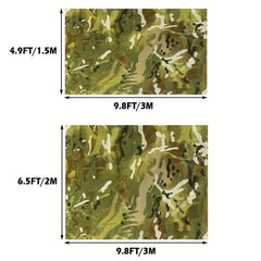 300D Camo Mesh Burlap Ground Blinds for Wildlife Photography