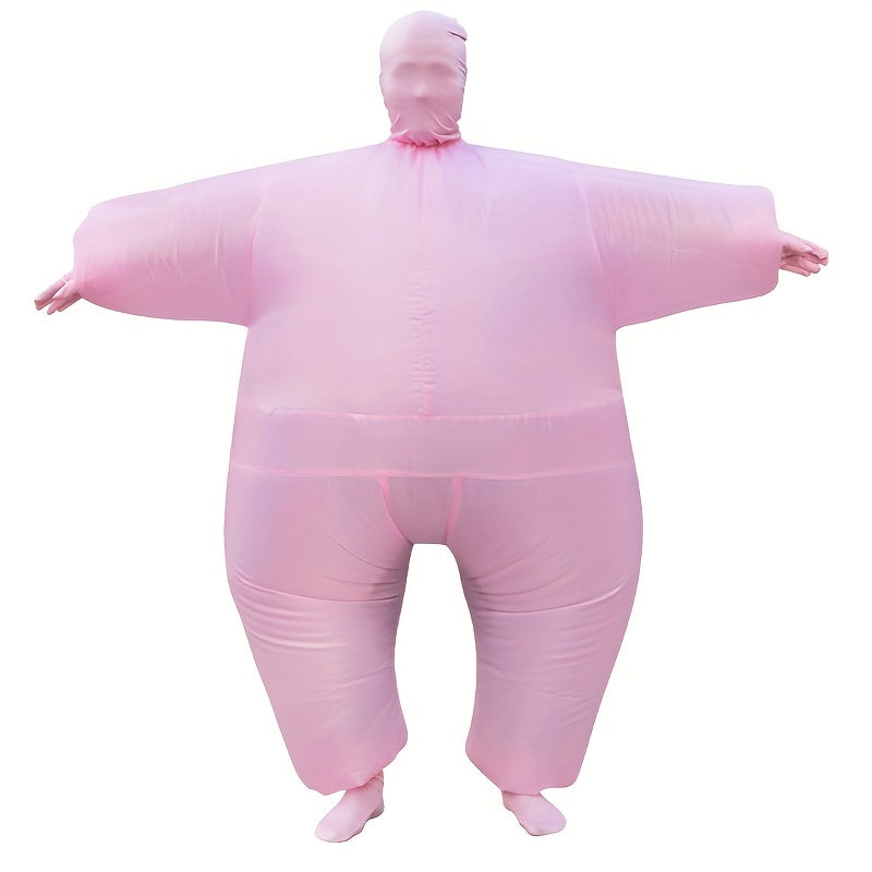 Halloween Salmon Masked Puff Inflatable Suit Masquerade Costume