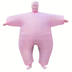 Halloween Salmon Masked Puff Inflatable Suit Masquerade Costume