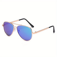 Polarized Metal Sunglasses for Kids Outdoor Sports Sunshade