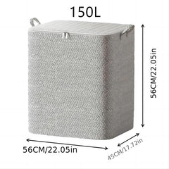 Large Capacity Zipper Organizer Lightweight Dustproof Storage Box