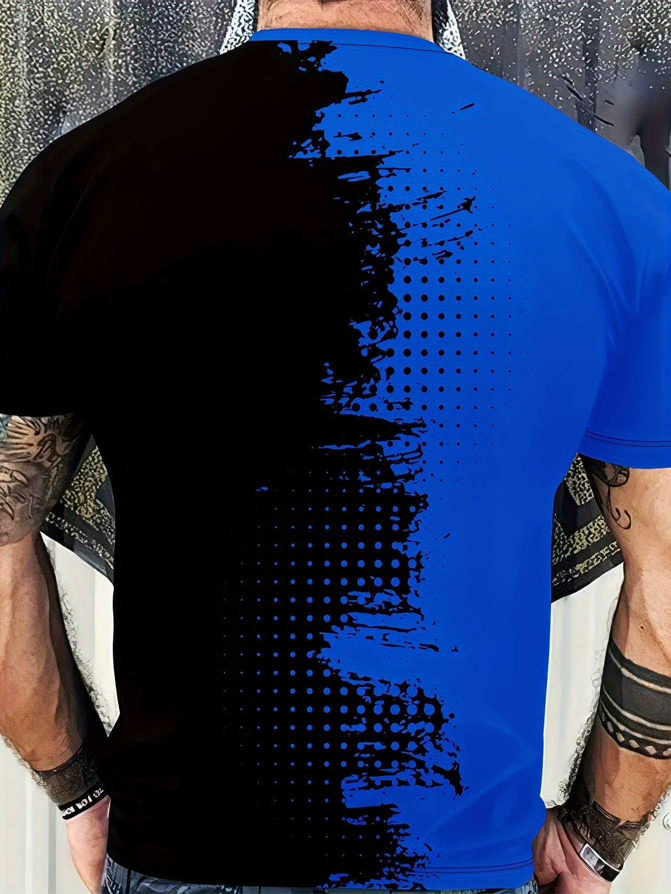 KING Crown Print Men's Short Sleeve T-shirt Autumn Stylish Tees