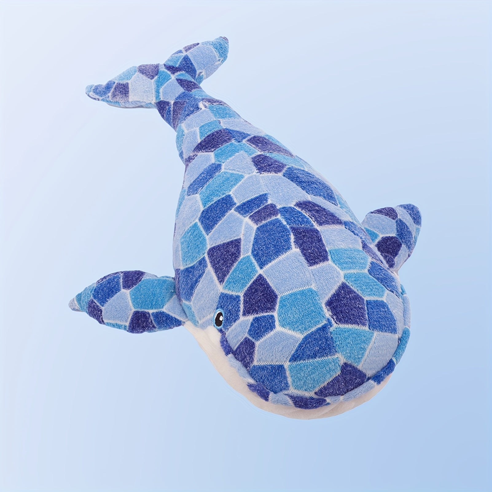 Big Whale Plush Toy Stuffed Sea Animal Soft Cartoon Decoration Gift
