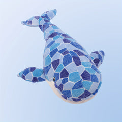 Big Whale Plush Toy Stuffed Sea Animal Soft Cartoon Decoration Gift