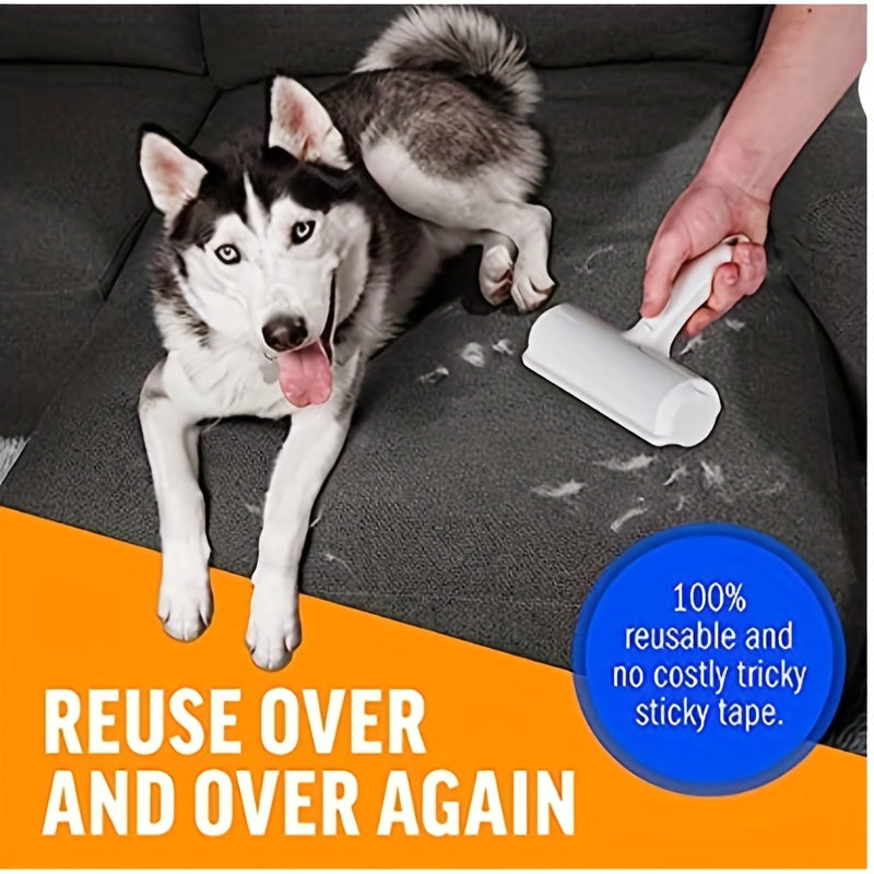 Pet Hair Remover Roller for Dog Cat - Reusable Lint Roller Sticky Brush