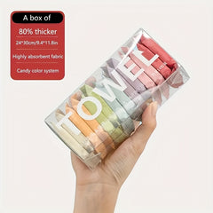 14-Pack Portable Cotton Facial Cleansing Towels for Travel & Cleaning