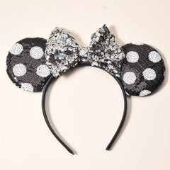 Girls Sequin Dot Hair Hoop Kids Dress Up Hair Accessories