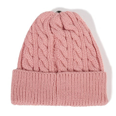 Kids Solid Winter Warm Knitted Hat For Girls