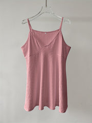 Eyelet Spaghetti Strap Cami Top Summer Women's Clothing