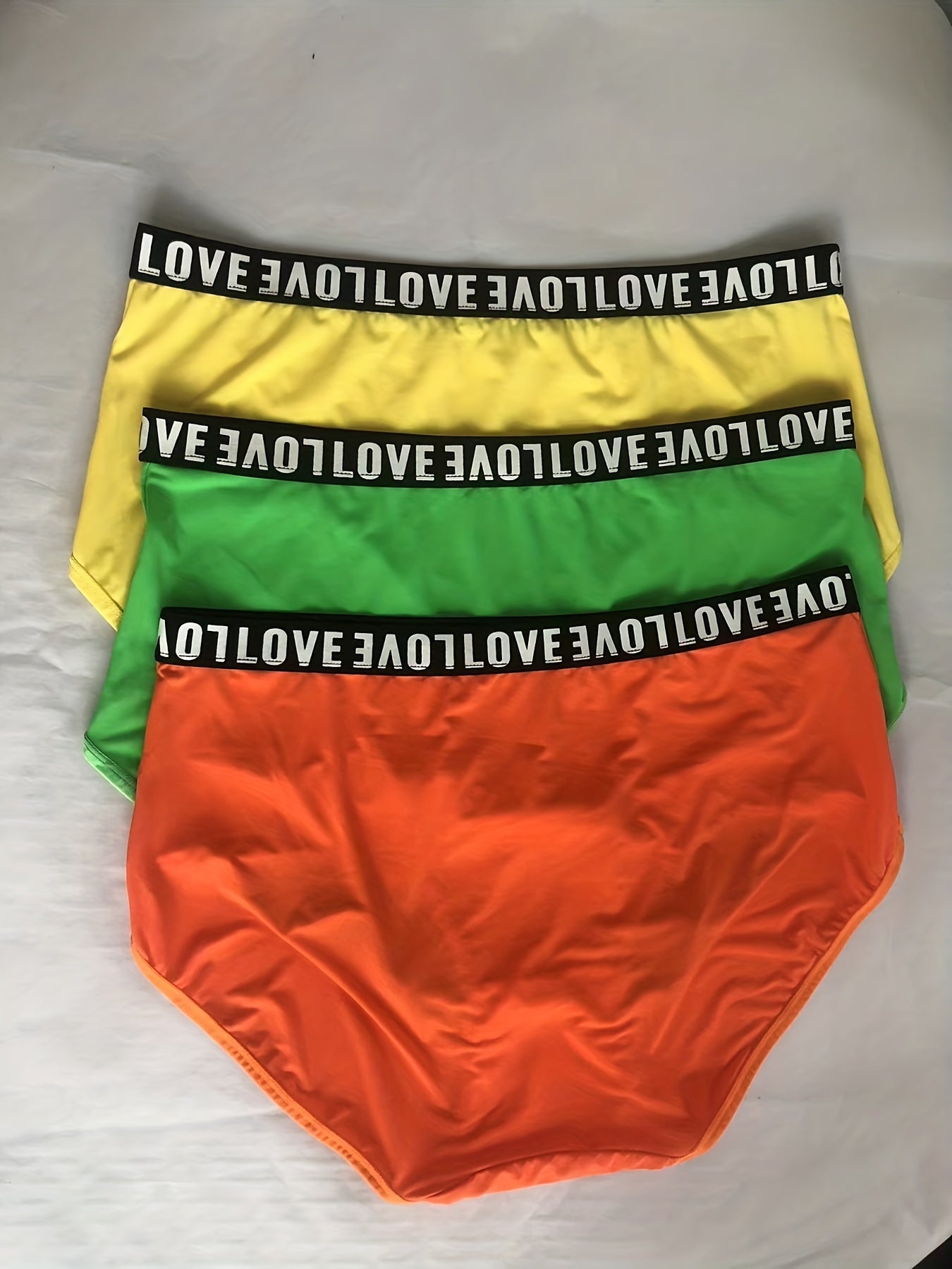 Women's Plus Size Panties Set Soft High Waisted Stretchy 3pcs Set