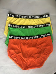 Women's Plus Size Panties Set Soft High Waisted Stretchy 3pcs Set