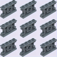 9pcs Building Block 1X4X2 Attic Fence Farm Garden Ranch Children's DIY Play