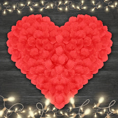 1000pcs Red Rose Petals for Romantic Nights & Wedding Decor
