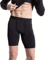 Men's Compression Running Shorts Activewear Stretch Sport Shorts Lightweight