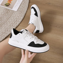 Low Top Skate Shoes Lightweight Casual Sneakers Women's Footwear