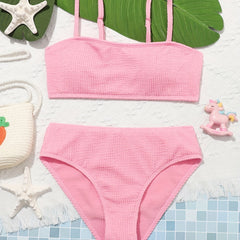 Girls Bikini Set Adjustable Straps Bathing Suit Swimsuits for Summer