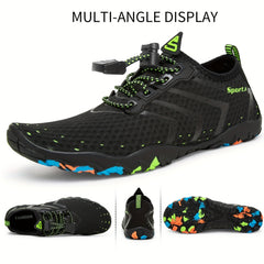 Men's Quick Drying Water Shoes Lightweight Slip On Beach Aqua Socks