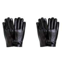Outdoor Sports Waterproof PU Leather Gloves