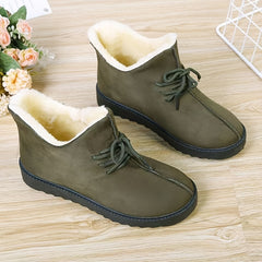 Women's Waterproof Snow Boots with Faux Fur Lining