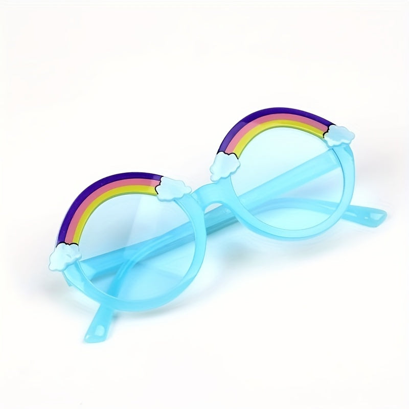 Y2K Rainbow Frame Sunglasses Sun Protection for Kids