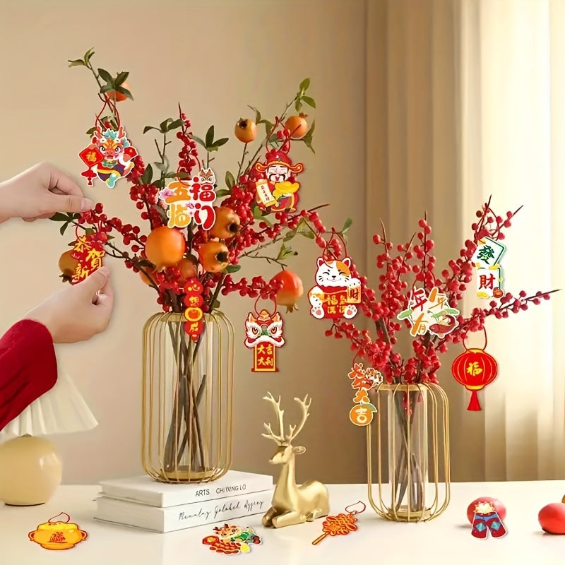 15pcs Spring Party Decoration Hanging Cards