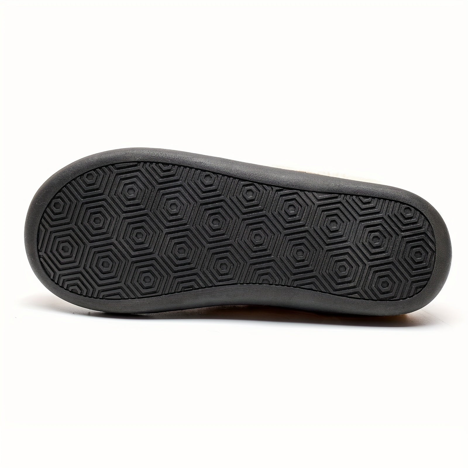 Cozy Plush Mule House Slippers Anti-skid Indoor Shoes for Men