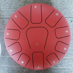 Steel Tongue Drum Percussion with Loud Hollow Sound - 25cm - 11 Tones