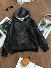 Animal 3D Print Boys Hooded Sweatshirt for Spring Fall Kids