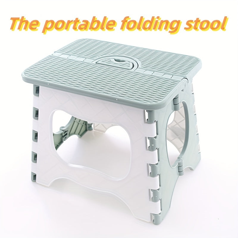 Portable Folding Stool with Handle Lightweight Foldable Chair for Outdoor