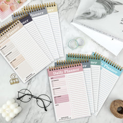 Spiral Daily Planner Notepad 13 X 19 To Do List Notebook Checklist Organizer