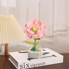 DIY Hibiscus Flower Plant Building Blocks Kit