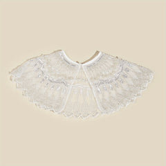 2 Layer Mesh Pearl Thin Shawl Dress Decorative Shawl For Women