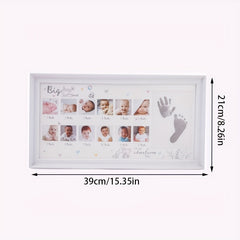 Baby's First Year Hand and Footprint Photo Frame