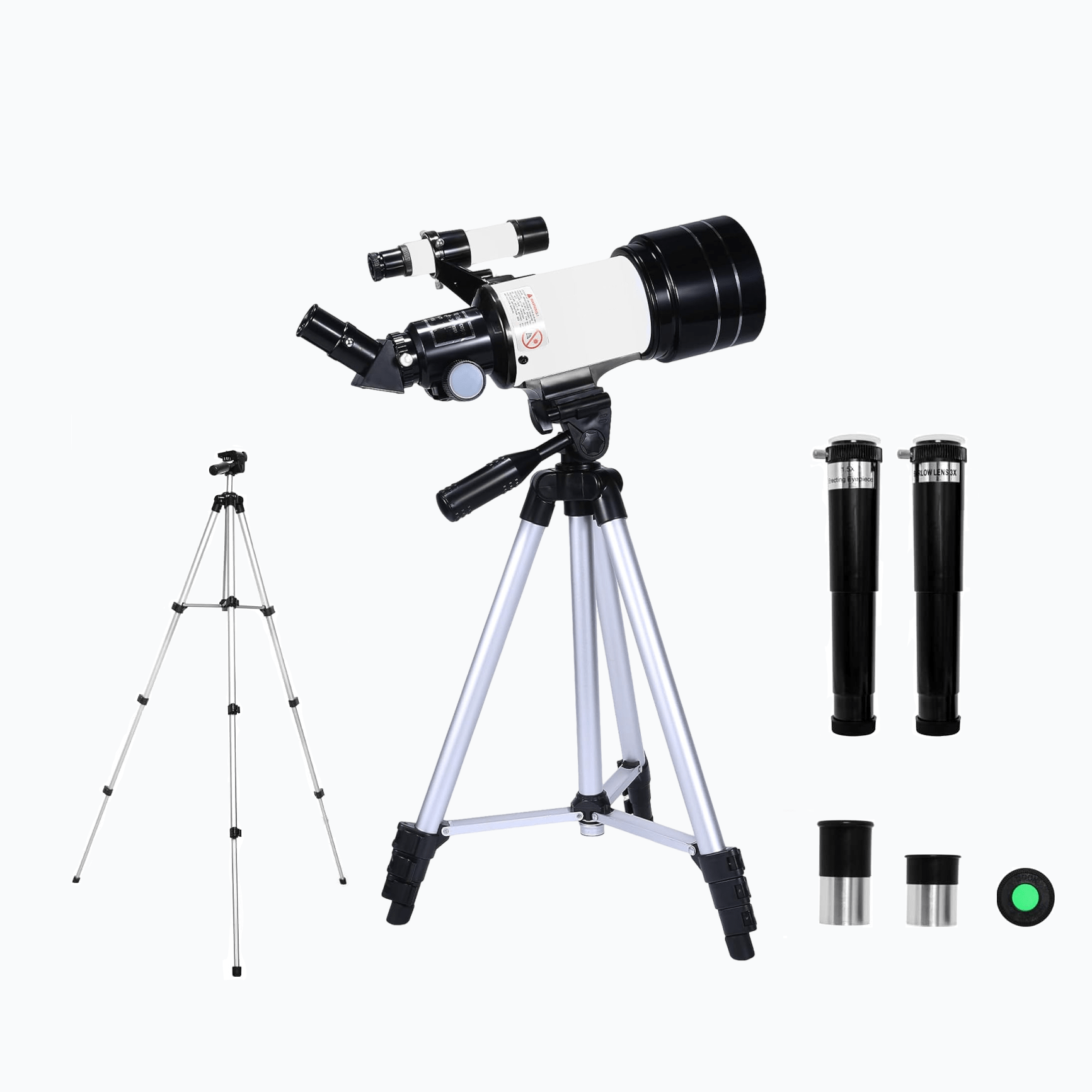 70mm High Power Telescope with Tripod Stand - Ideal for Stargazing Moon V